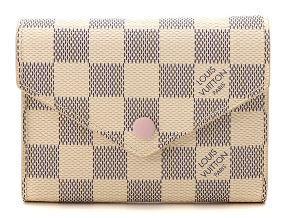 Louis Vuitton Damier Azur White Portefeuille Victorine